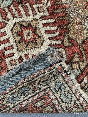 Turkish Antique Mendres Valley Dazgir Or Konya Yastik Rug (95 X 53Cm)