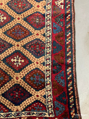Turkish Antique Yuruk Kurdish Malataya Rug (239 X 125)