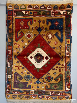 Turkish Çal Design Rug Modern Rug