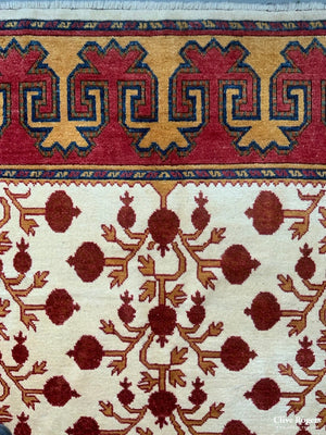 Turkish Carpet With Khotan Pomegranate Design *new (313 X 233Cm)