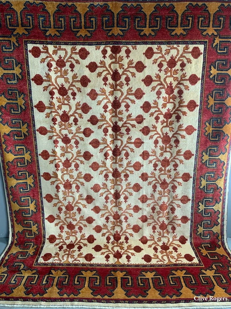 Turkish Carpet With Khotan Pomegranate Design *new (313 X 233Cm)