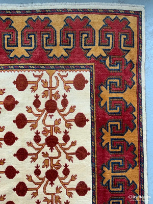 Turkish Carpet With Khotan Pomegranate Design *new (313 X 233Cm)