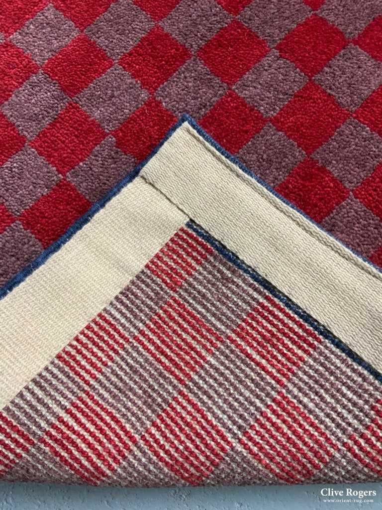 Turkish Chequered Design Short Runner New (250 X 71Cm) Runner