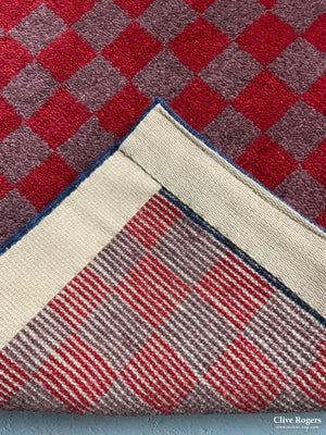 Turkish Chequered Design Short Runner New (250 X 71Cm) Runner