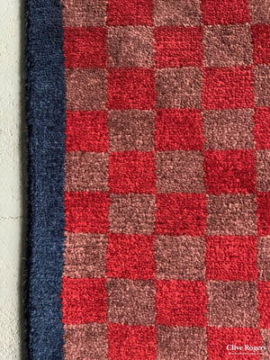 Turkish Chequered Design Short Runner New (250 X 71Cm) Runner