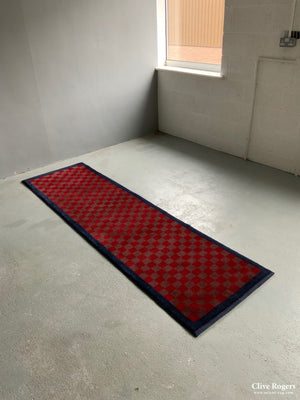 Turkish Chequered Design Short Runner New (250 X 71Cm) Runner