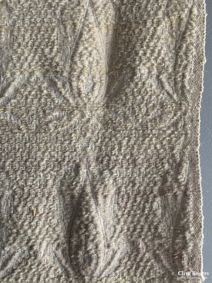 Turkish Wool And Cotton Coarse Lampas Mid 20Th Cent Lampas