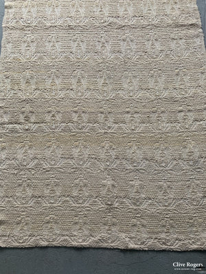 Turkish Wool And Cotton Coarse Lampas Mid 20Th Cent Lampas