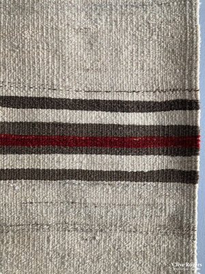 Turkish Heavy Wool Plainweave Kilim Carpet Mid 20Th Cent Flatweave