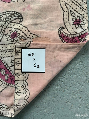 Turkish Kandili Cotton Print Fragment (68 X 62Cm)