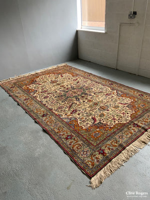 Indian Tabriz Carpet (308 X 198Cm) Carpet