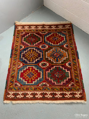 Turkish Konya Memling Rug (110 X 87Cm) Rug