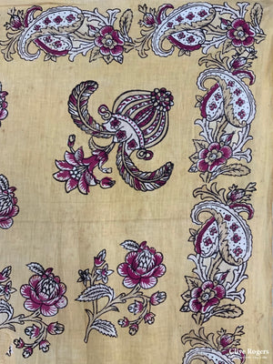 Turkish Light Cotton Larger Handblock Print (200 X 179Cm)