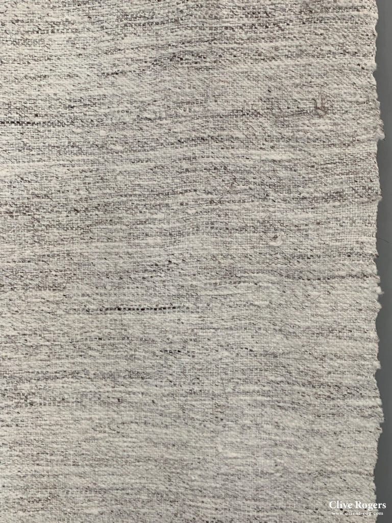 Turkish Lightweight Cotton / Goat Hair Flatweave Coverlet Made Up From 4 Vertical Parts Early 20Th