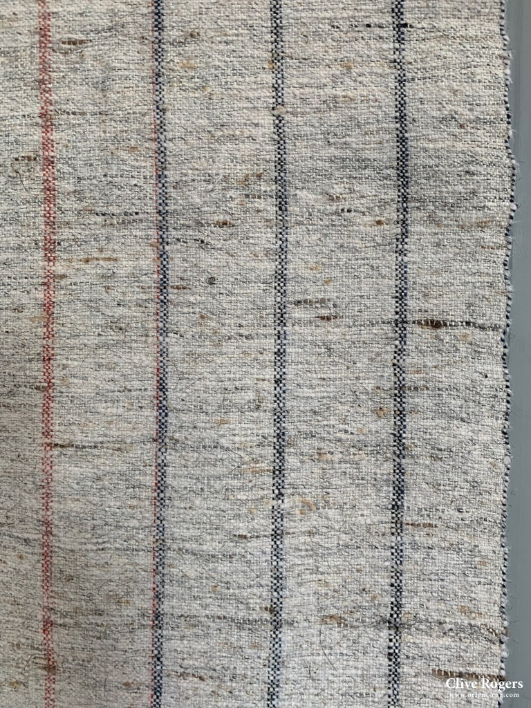 Turkish Lightweight Cotton / Goat Hair Flatweave Coverlet Early 20Th Cent Cover