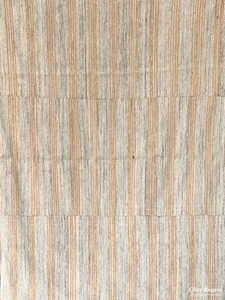 Turkish Lightweight Cotton / Goat Hair Flatweave Coverlet (144 X 216Cm) Cover
