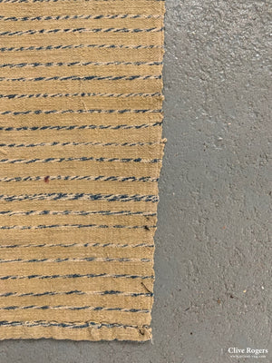 S.e. Asian () Narrow Handloom Striped Cotton Cloth (260 X 43Cm)