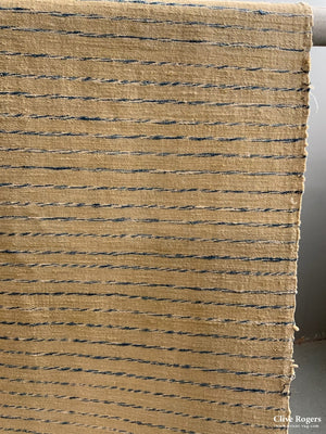 S.e. Asian () Narrow Handloom Striped Cotton Cloth (260 X 43Cm)
