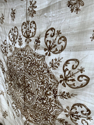 Turkish Ottoman Silk Embroidery (167 X 186Cm)
