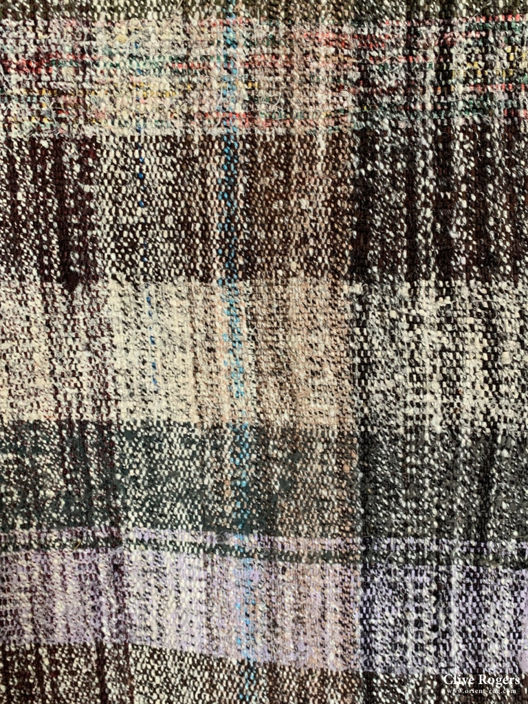 Turkish Ragwork Flatweave In Multifibres Early 20Th Cent Flatweave