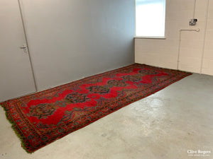 Turkish Red Turkey Ushak Kelleigh Carpet (396 X 191Cm)