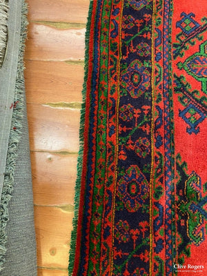 Turkish Red Turkey Ushak Oversize Carpet 1920S (511 X 382Cm) Oversize Carpet