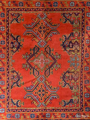 Turkish Red Ushak Large Rug (205 X 174Cm) Rug
