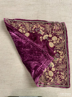 Turkish Silk Velvet Pillow Case (43 X 42Cm)