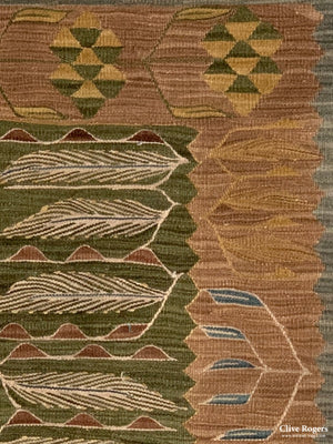 Turkish Thracian Style Small Kilim Modern Kilim