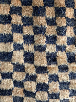 Turkish Tulu Chequer Rdesign Rug (200 X 139)