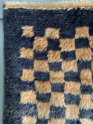 Turkish Tulu Chequer Rdesign Rug (200 X 139)