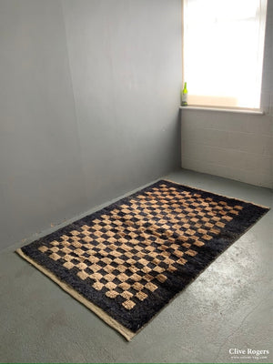 Turkish Tulu Chequer Rdesign Rug (200 X 139)