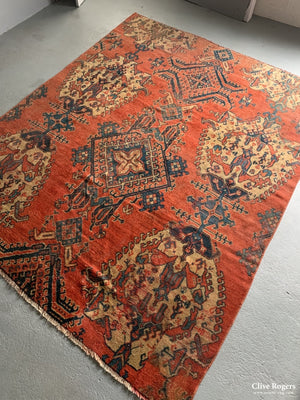 Turkish Ushak Carpet Fragment Made Up From An Edwardian Monumental (318 X 262Cm) Carpet