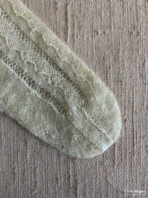 Turkish Vintage Ladys Finely Knotted Mohair Hose (Unused)