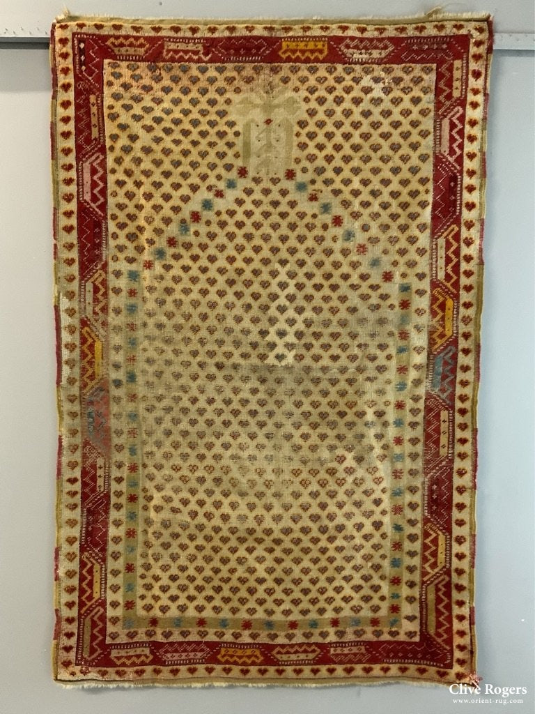 Turkish Vintage Prayer Rug (160 X 103Cm) Rug
