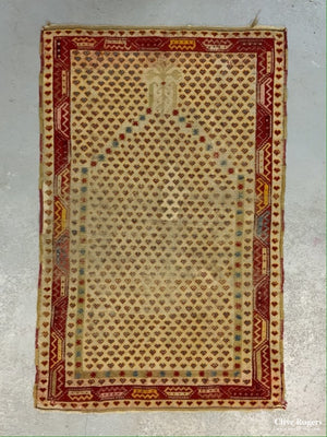 Turkish Vintage Prayer Rug (160 X 103Cm) Rug