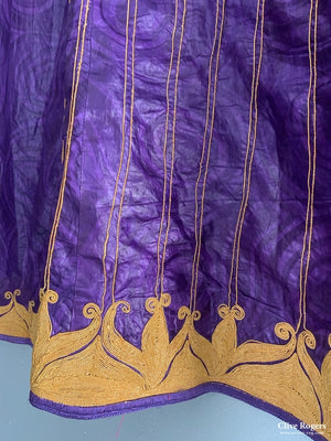 Central Asian Vintage Wrap Around Skirt ( 112 Cm Long )