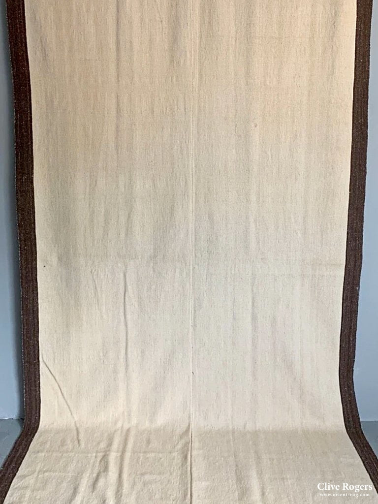 Turkish Warfare Plainweave Heavy Wool Coverlet (310 X 160Cm) Plainweave