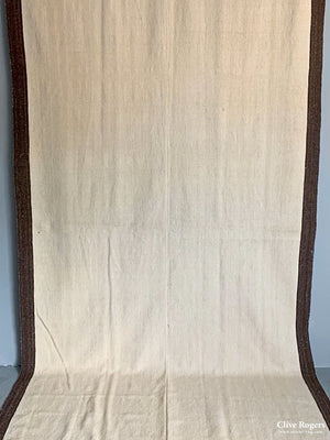 Turkish Warfare Plainweave Heavy Wool Coverlet (310 X 160Cm) Plainweave