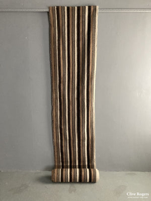 Turkish Warpface Flatweave Very Long Runner Mid 19Th Cent Runner