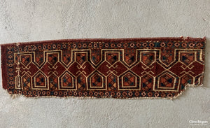 Turkmen Amu Daria Chob Bash Type Torba Fragment Fragment