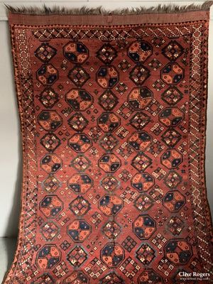 Turkmen Ersari Kelleigh Carpet Circa 1870 (382 X 195Cm) Carpet