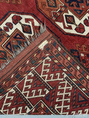 Turkmen Antique Kizil Ayak Carpet (385 X 230Cm) Carpet
