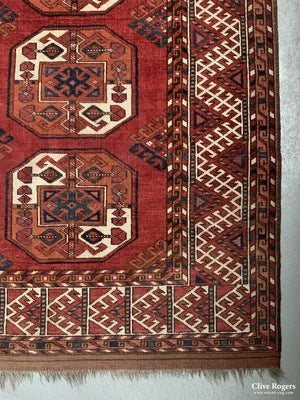 Turkmen Antique Kizil Ayak Carpet (385 X 230Cm) Carpet