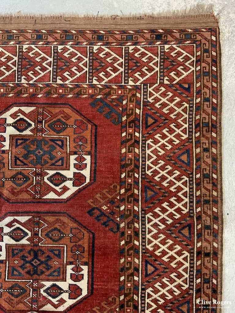 Turkmen antique Kizil Ayak carpet (385 x 230cm) - Clive Rogers