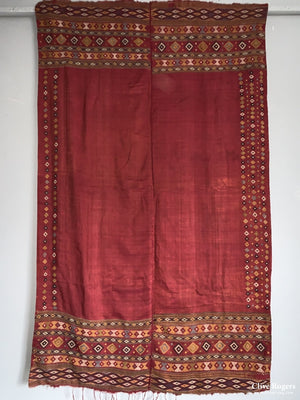 Very Fine Turkmen Silk Shawl Circa 1900 Shawl