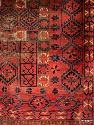 Turkmen Ersari Ensi Rug (Af) 19Th Cent Rug