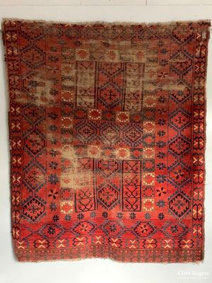 Turkmen Ersari Ensi Rug (Af) 19Th Cent Rug