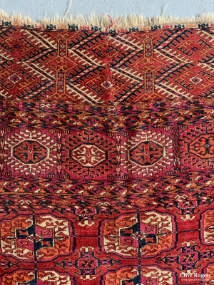 Turkmen Tekke Antique Carpet (360 X 230Cm) Carpet