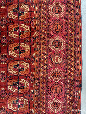 Turkmen Tekke Antique Carpet (360 X 230Cm) Carpet